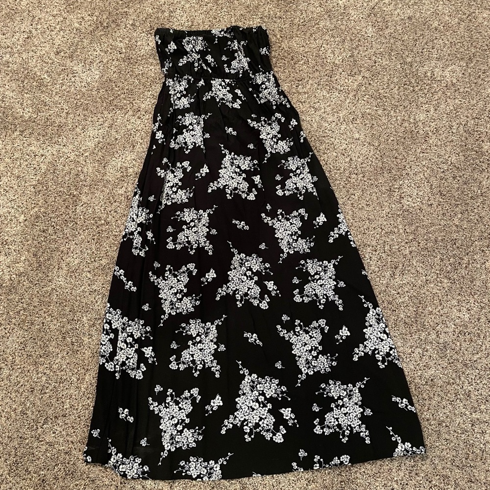 Black & White summer cotton dress